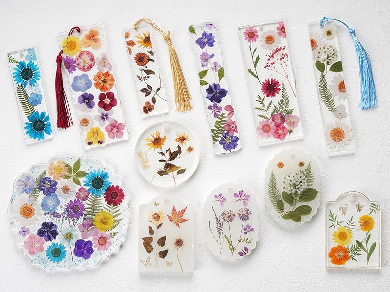 knaid pressed flower stickers for resin